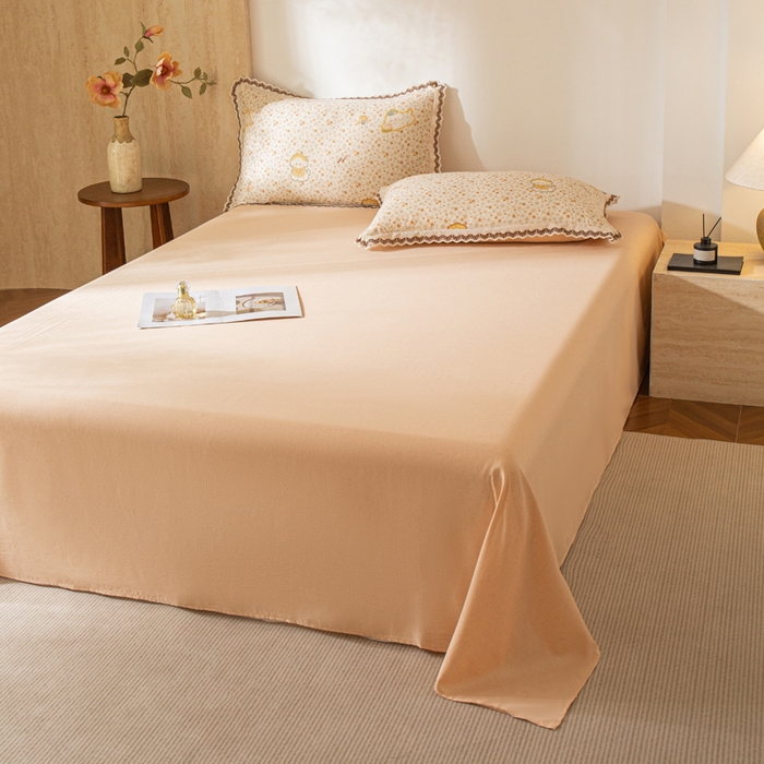 91家纺网 家纺一手货源 找家纺 （总）优米家纺 2026新款棉麻印花床单单件床单单品