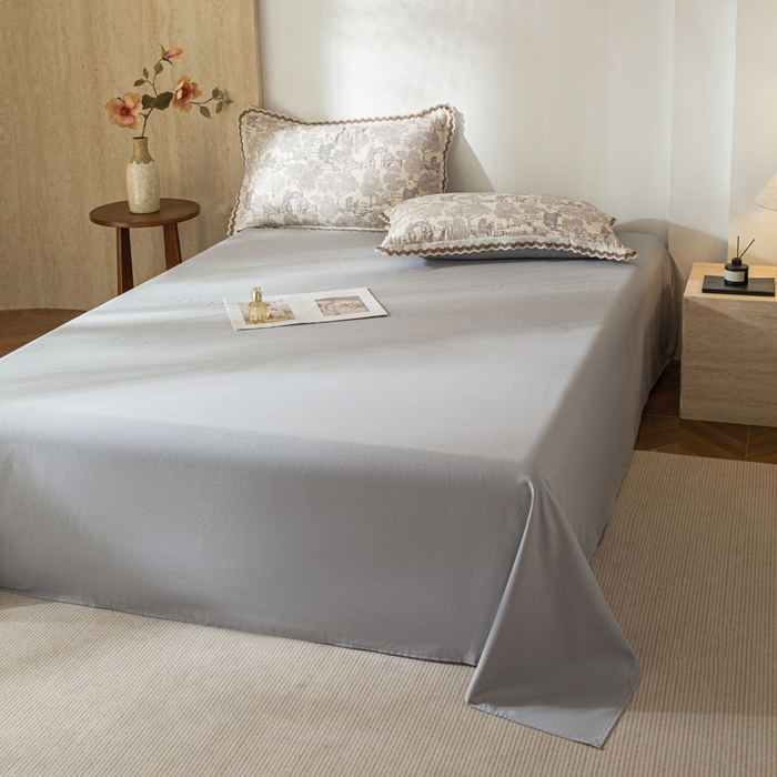 91家纺网 家纺一手货源 找家纺 （总）优米家纺 2026新款棉麻印花床单单件床单单品