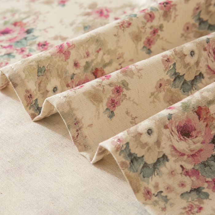 91家纺网 家纺一手货源 找家纺 优米家纺 2026新款棉麻印花床单单件床单单品 花熙