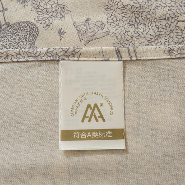 91家纺网 家纺一手货源 找家纺 优米家纺 2026新款棉麻印花床单单件床单单品 夜曲