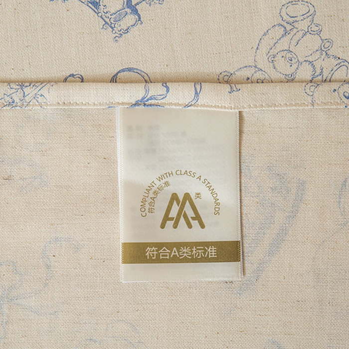 91家纺网 家纺一手货源 找家纺 优米家纺 2026新款棉麻印花床单单件床单单品 木马乐园