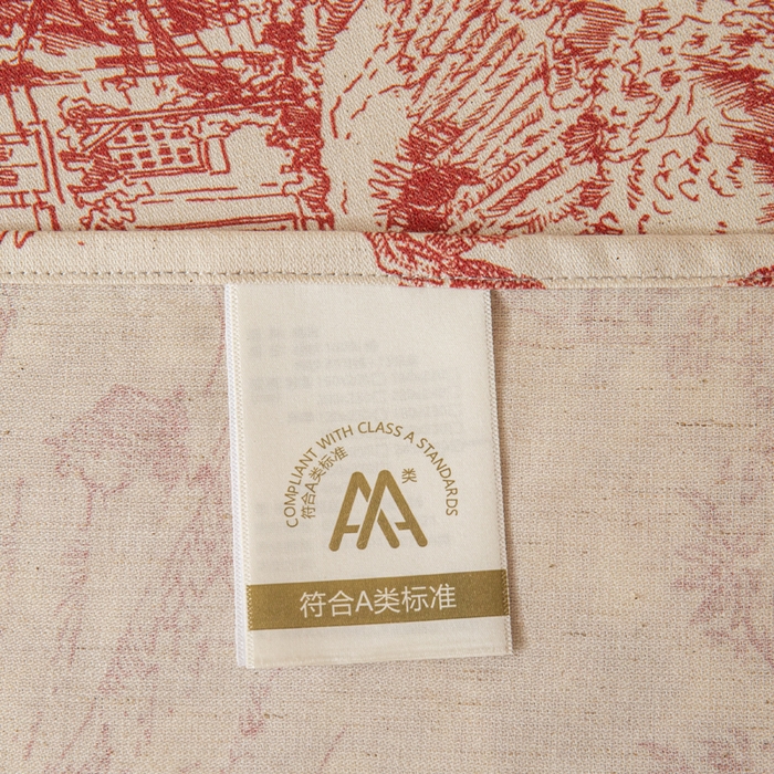 91家纺网 家纺一手货源 找家纺 优米家纺 2026新款棉麻印花床单单件床单单品 香韵满园