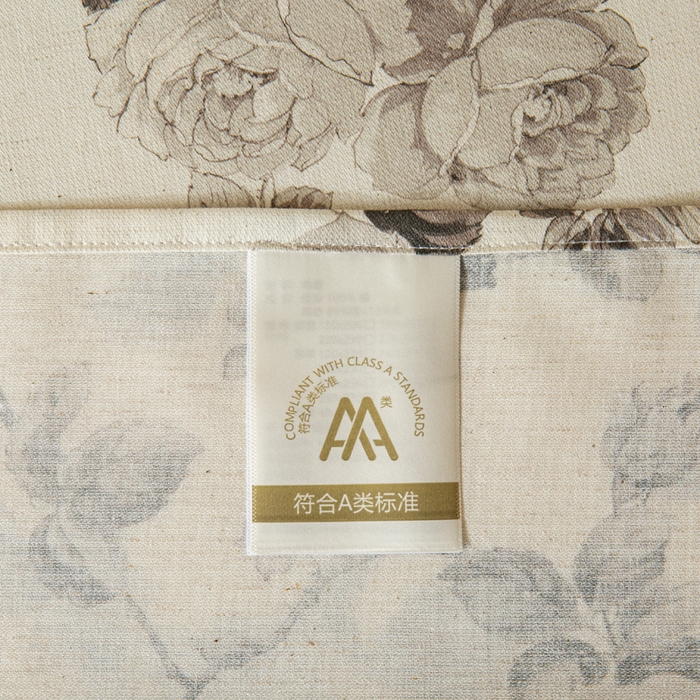 91家纺网 家纺一手货源 找家纺 优米家纺 2026新款棉麻印花床单单件床单单品 月光纱