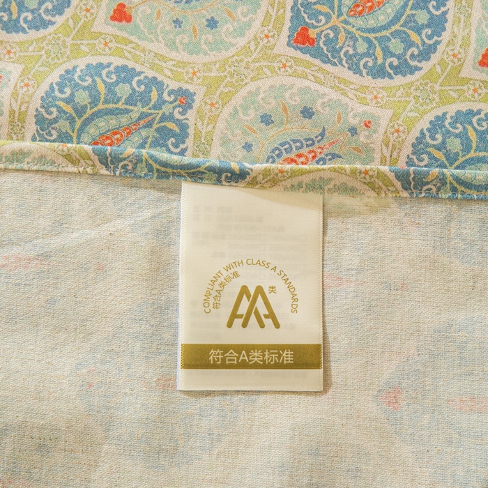 91家纺网 家纺一手货源 找家纺 优米家纺 2026新款棉麻印花床单单件床单单品 云思木想