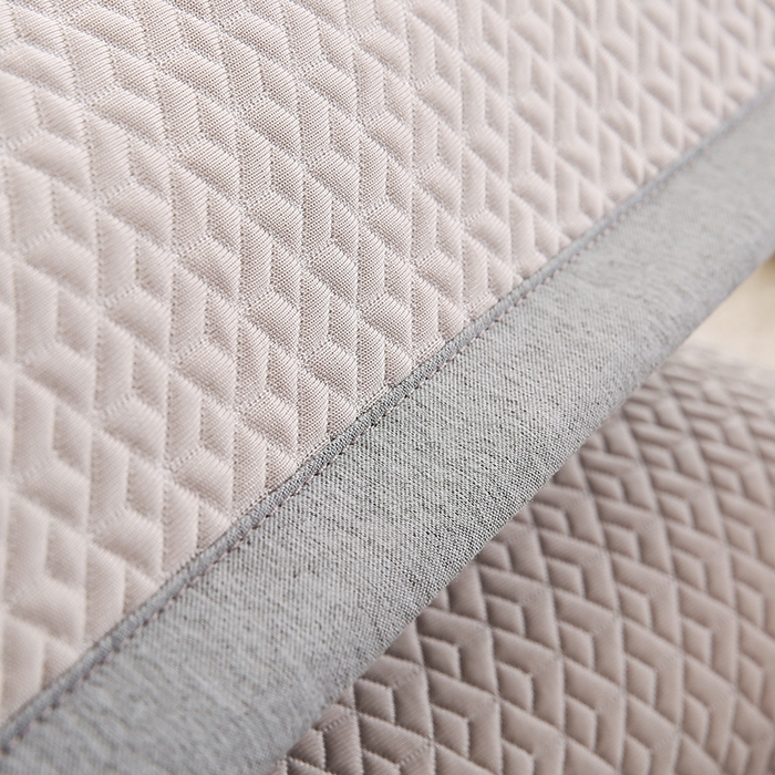 91家纺网 家纺一手货源 找家纺 小牛席业 2026新款鲜花刺绣冷感豆豆枕套单枕套枕套单件 米咖