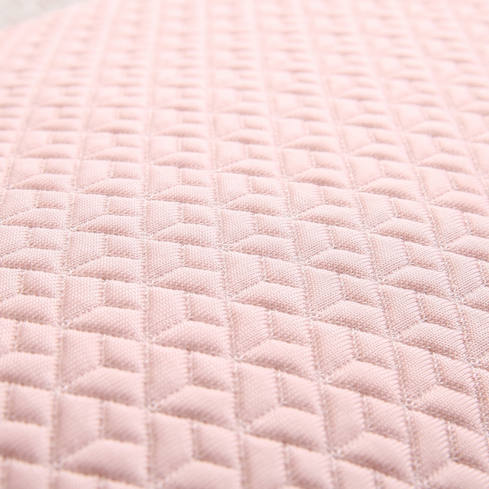 91家纺网 家纺一手货源 找家纺 小牛席业 2026新款鲜花刺绣冷感豆豆枕套单枕套枕套单件 粉色