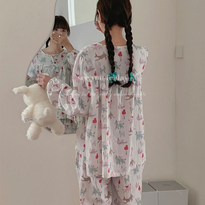 91家纺网 家纺一手货源 找家纺 （总）妍景家居生活馆 2026新款双层纱气球狗狗