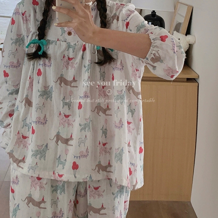 91家纺网 家纺一手货源 找家纺 （总）妍景家居生活馆 2026新款双层纱气球狗狗