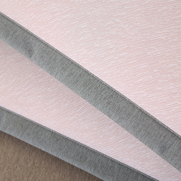 91家纺网 家纺一手货源 找家纺 小牛席业 2026新款鲜花刺绣凉感冰丝枕套单枕套枕套单件 鲜花凉感冰丝枕套-粉色