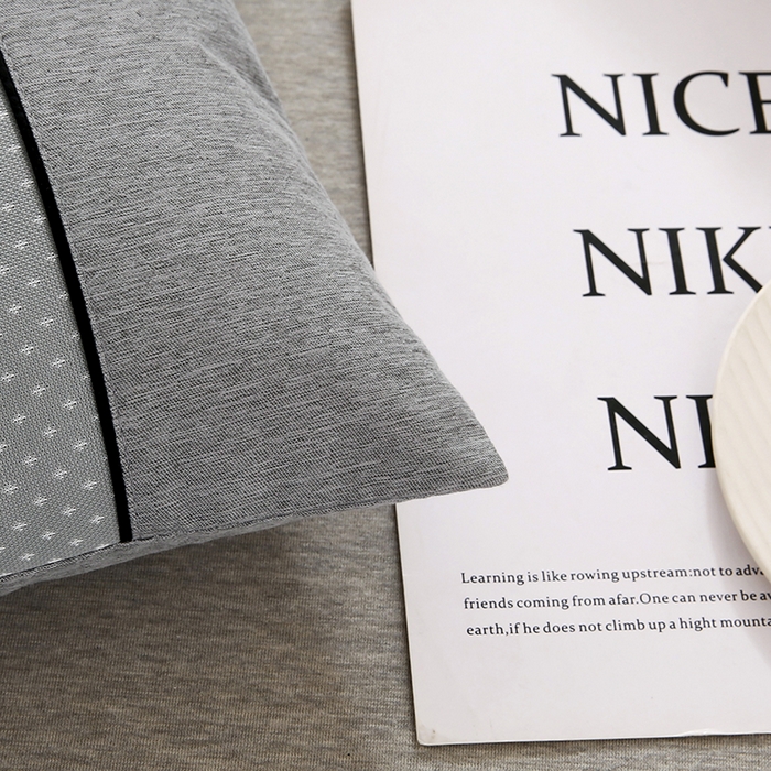 91家纺网 家纺一手货源 找家纺 小牛席业 2026新款PE满天星凉感冰丝枕【夏凉枕】枕头枕芯 满天星冰丝夏凉枕-灰色