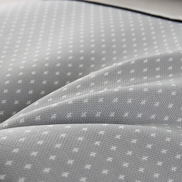 91家纺网 家纺一手货源 找家纺 小牛席业 2026新款PE满天星夏凉【荞麦枕】 灰色