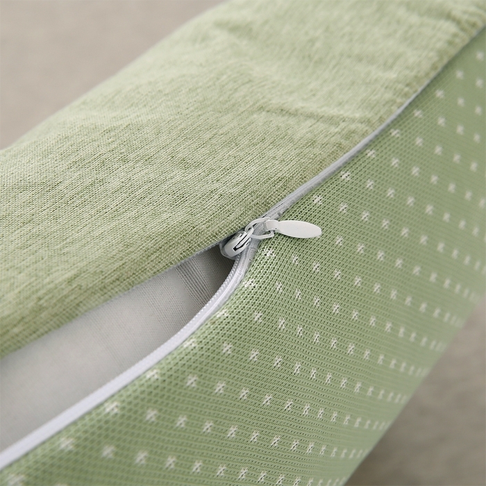 91家纺网 家纺一手货源 找家纺 小牛席业 2026新款PE满天星夏凉【荞麦枕】 绿色