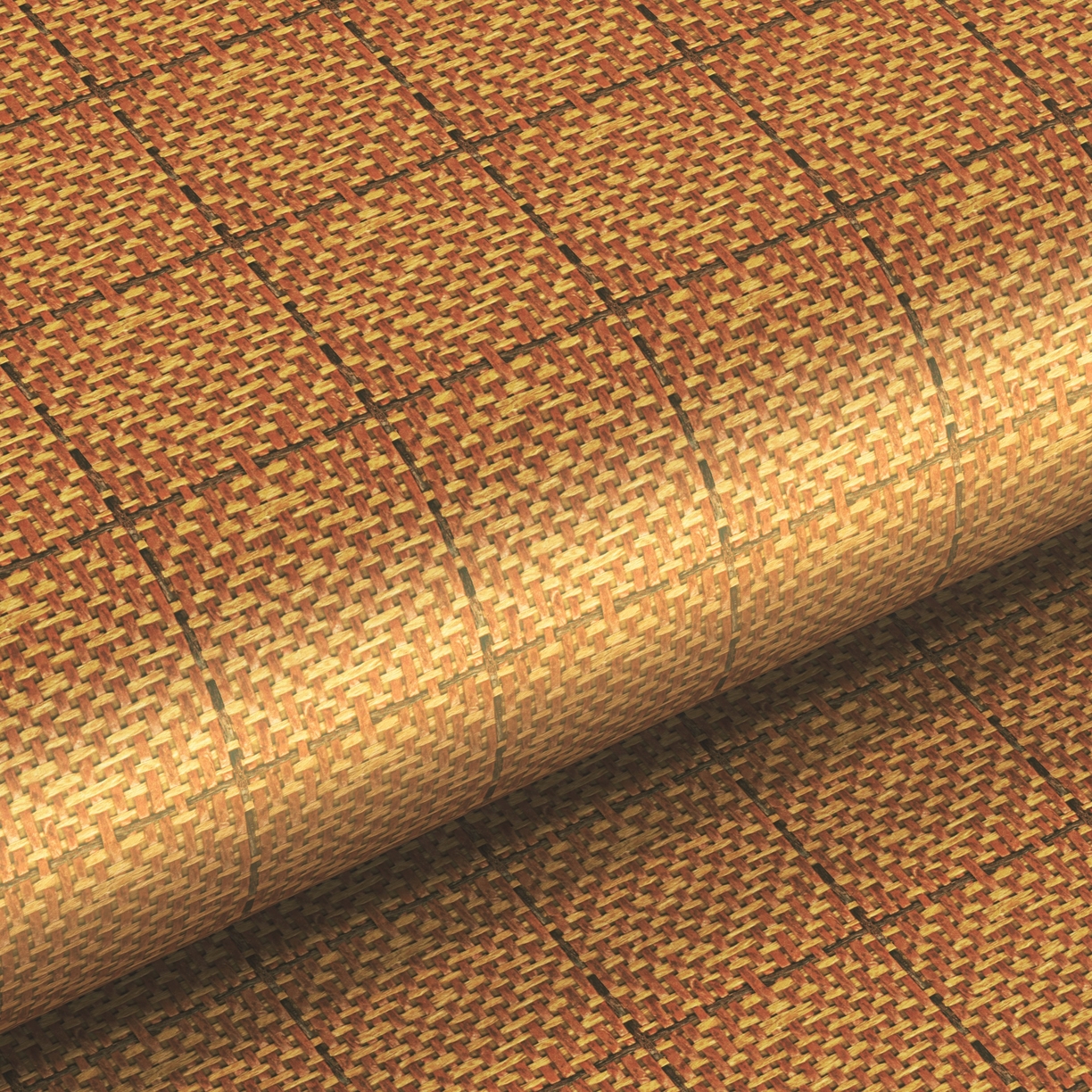 91家纺网 家纺一手货源 找家纺 小桃姐家纺 2025新款舒适艾草刺绣藤席养身席单面席中国风凉席席子 吉祥结-罗马格