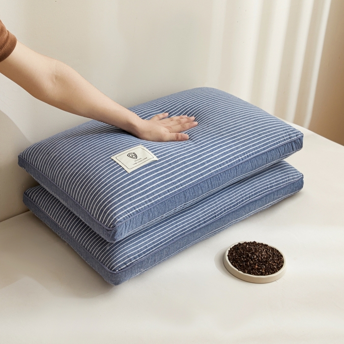 91家纺网 家纺一手货源 找家纺 （总）小桃姐家纺 2025新款日式荞麦枕全棉纯棉水洗棉荞麦枕枕头枕芯