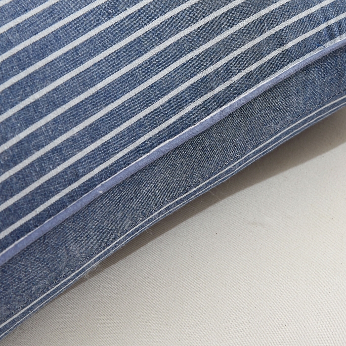 91家纺网 家纺一手货源 找家纺 小桃姐家纺 2025新款日式荞麦枕全棉纯棉水洗棉荞麦枕枕头枕芯 日式全棉荞麦枕-太空蓝