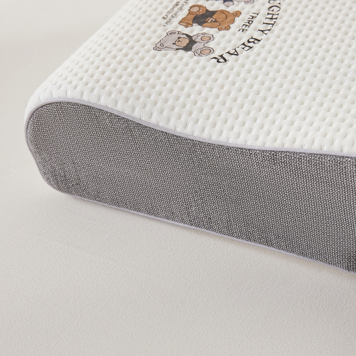 91家纺网 家纺一手货源 找家纺 （总）小桃姐家纺 2025新款卡通小熊 记忆枕芯 记忆棉护颈枕芯 太空记忆枕芯 儿童记忆枕 低枕芯多尺寸