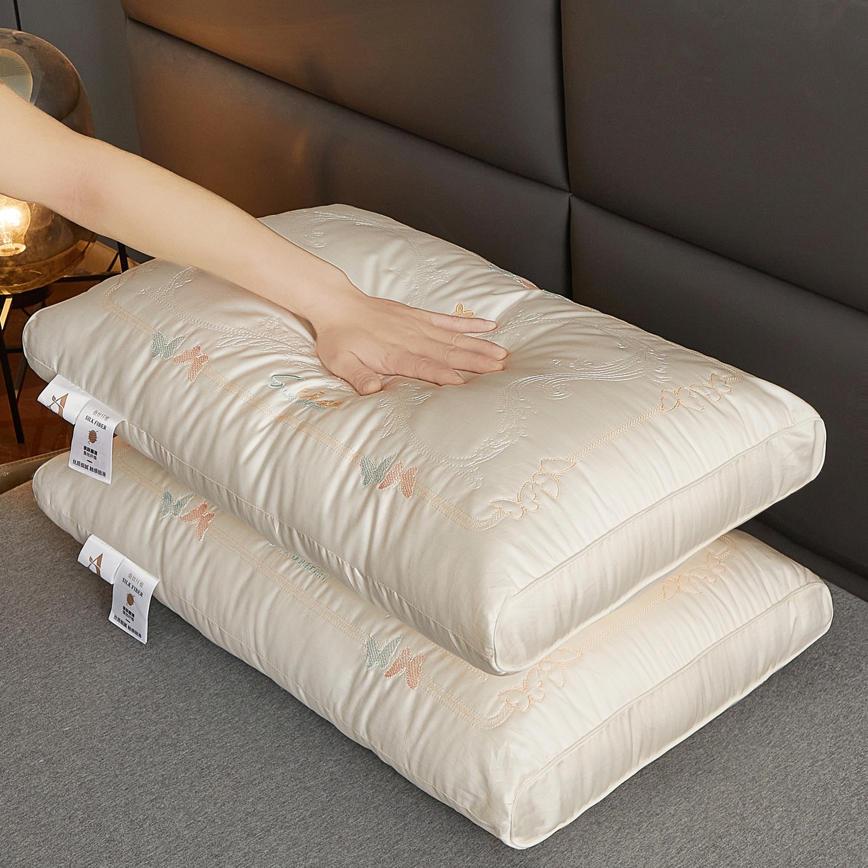 91家纺网 家纺一手货源 找家纺 （总）小桃姐家纺 2025新款巴马蚕丝枕枕头枕芯