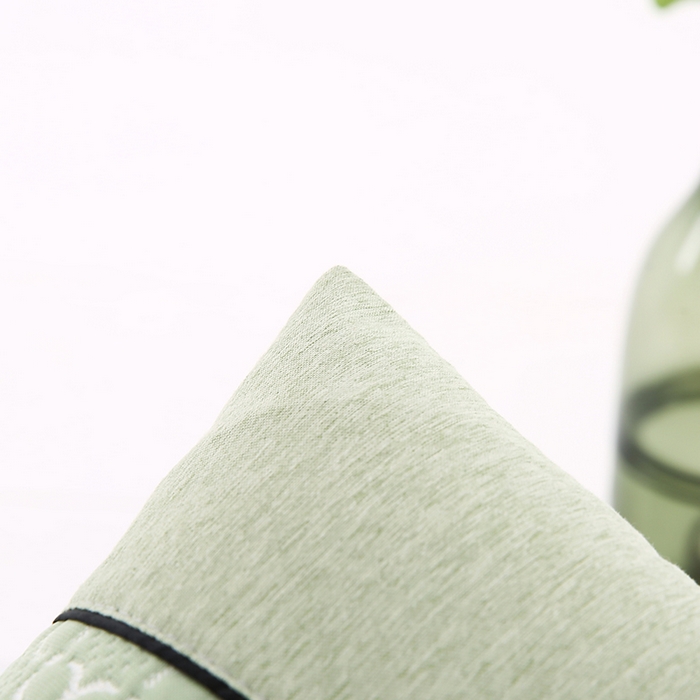 91家纺网 家纺一手货源 找家纺 小牛席业 2026新款浪漫花语冷感豆豆【夏凉枕】 浪漫花语冷感豆豆夏凉枕（绿色）