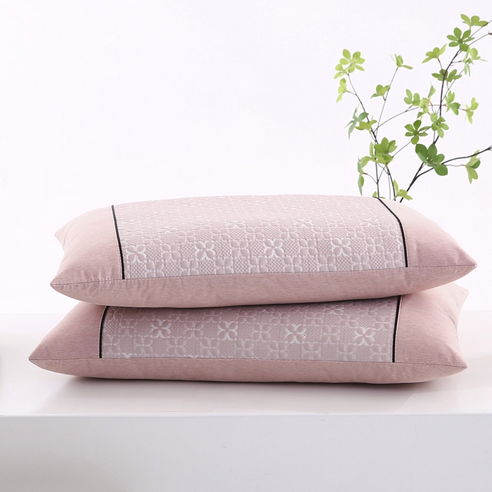 91家纺网 家纺一手货源 找家纺 小牛席业 2026新款浪漫花语冷感豆豆【夏凉枕】 浪漫花语冷感豆豆夏凉枕（粉色）