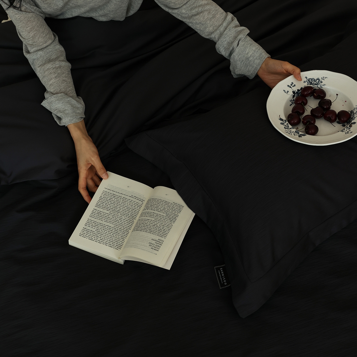 91家纺网 家纺一手货源 找家纺 （总）三味舒屋 2026新款长绒棉全棉提花四件套-尼亚系列