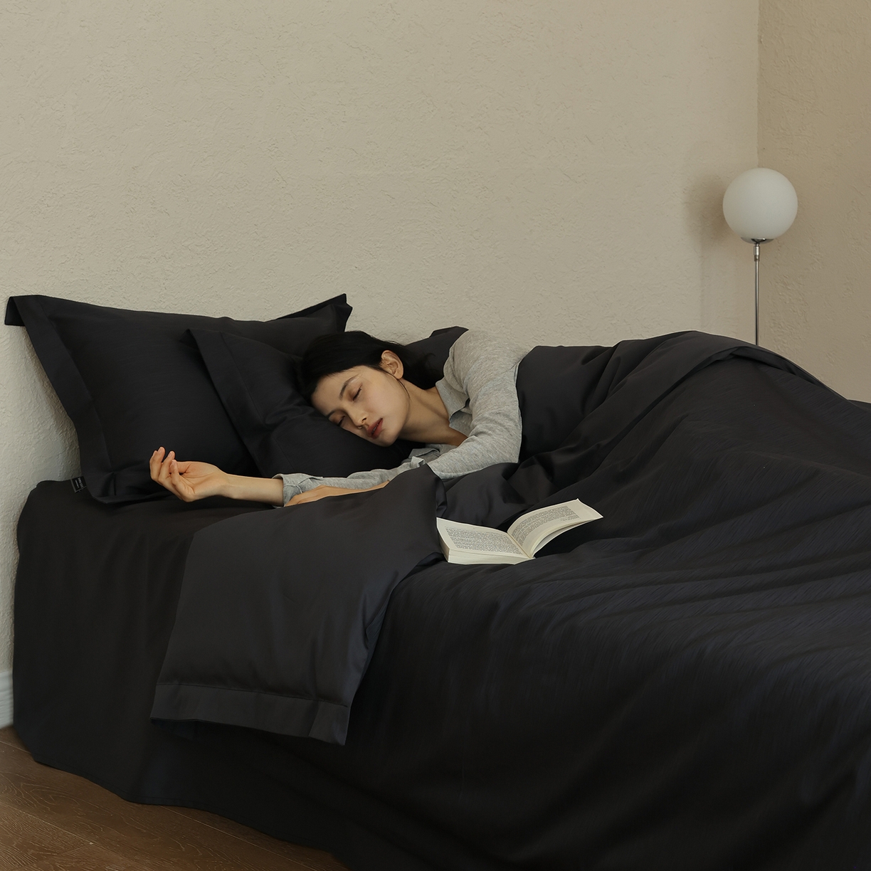 91家纺网 家纺一手货源 找家纺 （总）三味舒屋 2026新款长绒棉全棉提花四件套-尼亚系列