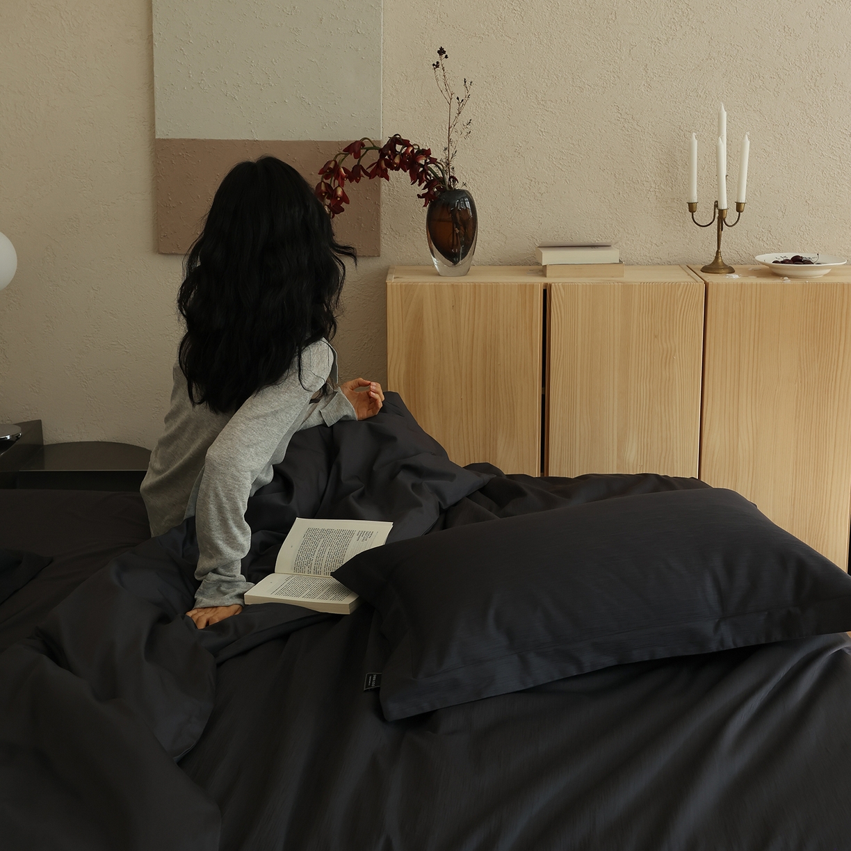 91家纺网 家纺一手货源 找家纺 （总）三味舒屋 2026新款长绒棉全棉提花四件套-尼亚系列