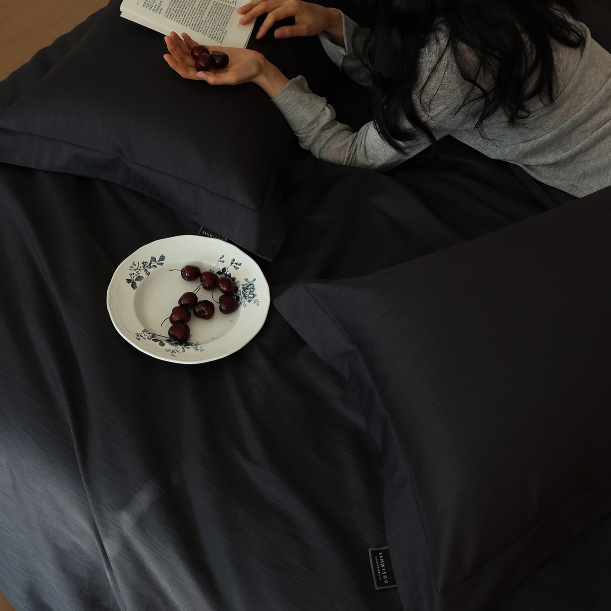 91家纺网 家纺一手货源 找家纺 （总）三味舒屋 2026新款长绒棉全棉提花四件套-尼亚系列