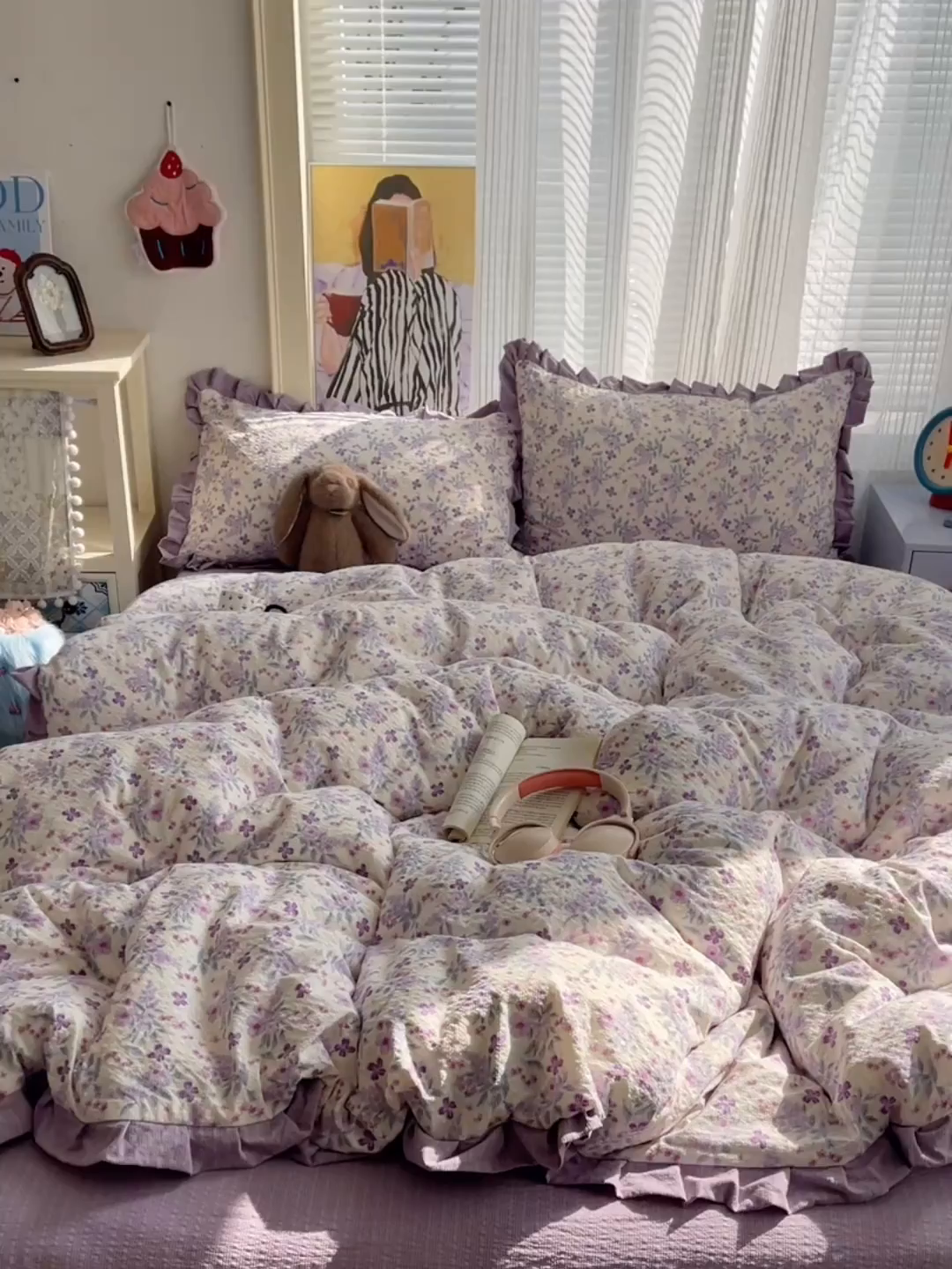 91家纺网 家纺一手货源 找家纺 （总）迪梦姿家纺 2026新款高克重泡芙纱泡泡纱床盖款四件套系列