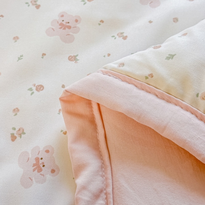 91家纺网 家纺一手货源 找家纺 爱宝被业 2026新款A类水洗棉新疆棉花夏被夏凉被 爱莎花园