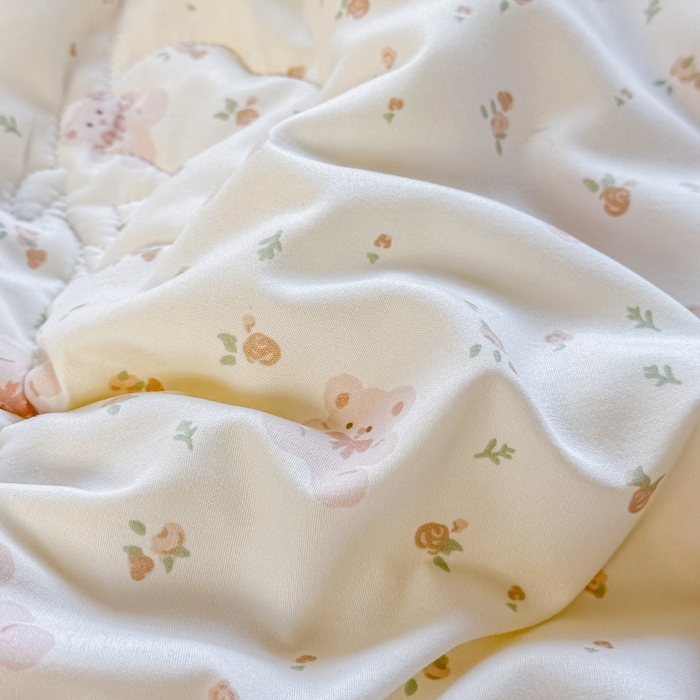 91家纺网 家纺一手货源 找家纺 爱宝被业 2026新款A类水洗棉新疆棉花夏被夏凉被 爱莎花园