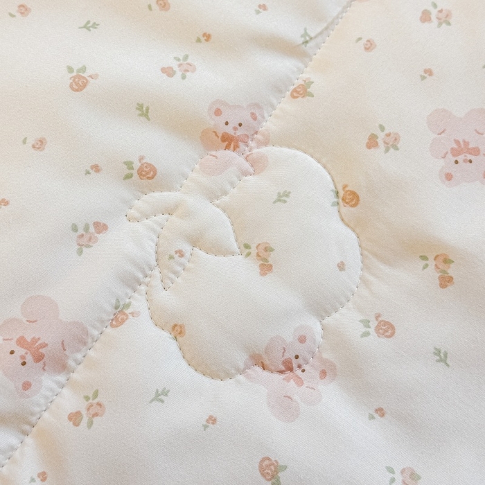 91家纺网 家纺一手货源 找家纺 爱宝被业 2026新款A类水洗棉新疆棉花夏被夏凉被 爱莎花园