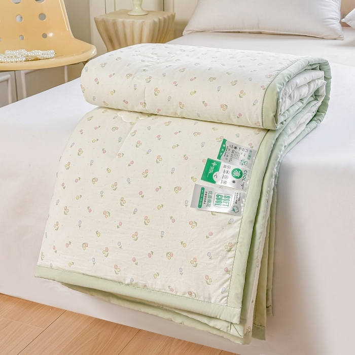 91家纺网 家纺一手货源 找家纺 爱宝被业 2026新款A类水洗棉新疆棉花夏被夏凉被 简爱