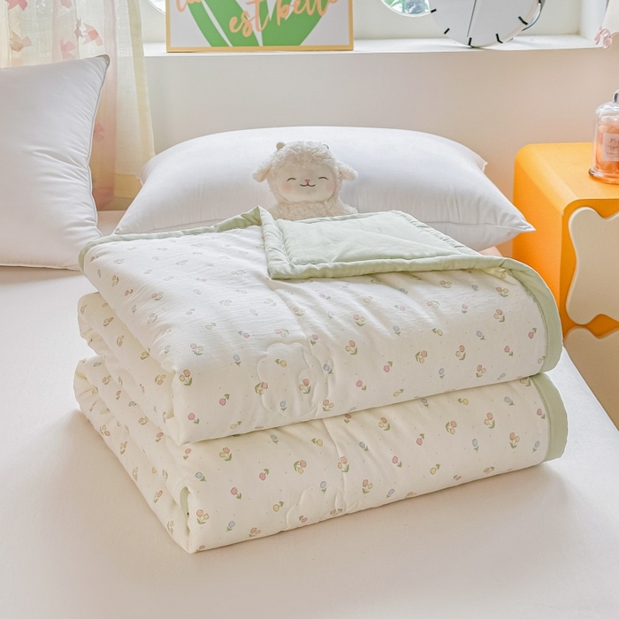 爱宝被业 2026新款A类水洗棉新疆棉花夏被夏凉被 简爱