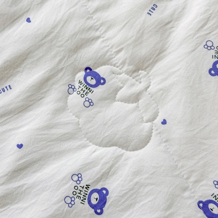 91家纺网 家纺一手货源 找家纺 爱宝被业 2026新款A类水洗棉新疆棉花夏被夏凉被 心愿熊