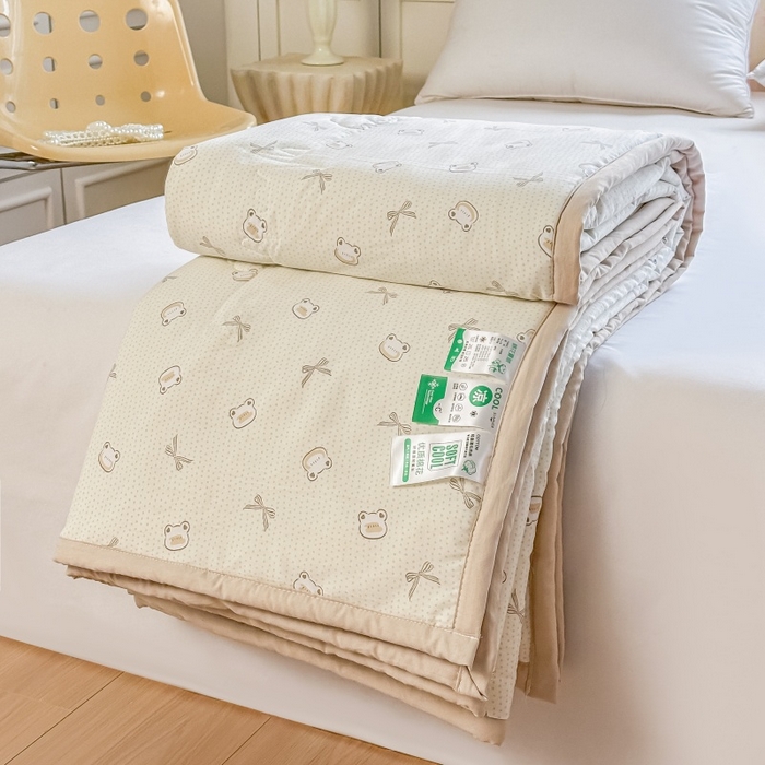 91家纺网 家纺一手货源 找家纺 爱宝被业 2026新款A类水洗棉新疆棉花夏被夏凉被 许愿熊