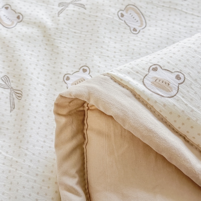 91家纺网 家纺一手货源 找家纺 爱宝被业 2026新款A类水洗棉新疆棉花夏被夏凉被 许愿熊