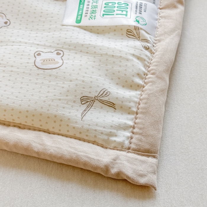 91家纺网 家纺一手货源 找家纺 爱宝被业 2026新款A类水洗棉新疆棉花夏被夏凉被 许愿熊