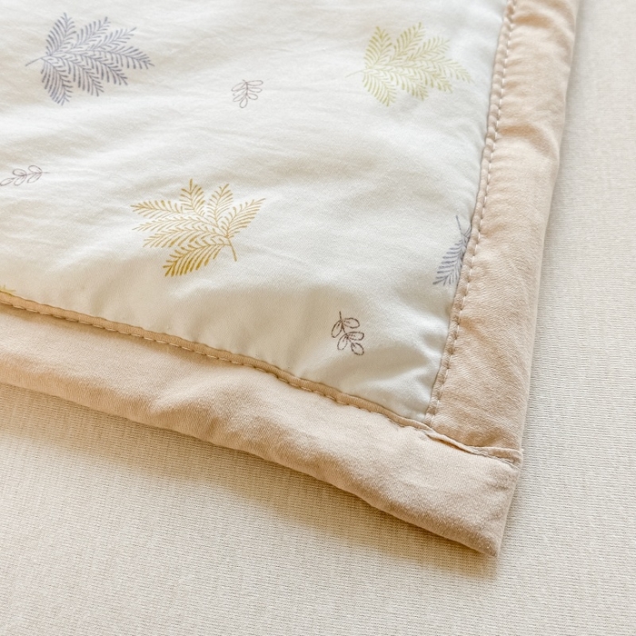 91家纺网 家纺一手货源 找家纺 爱宝被业 2026新款A类水洗棉新疆棉花夏被夏凉被 叶知秋