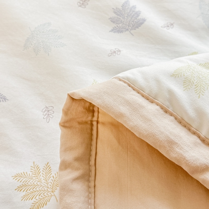 91家纺网 家纺一手货源 找家纺 爱宝被业 2026新款A类水洗棉新疆棉花夏被夏凉被 叶知秋