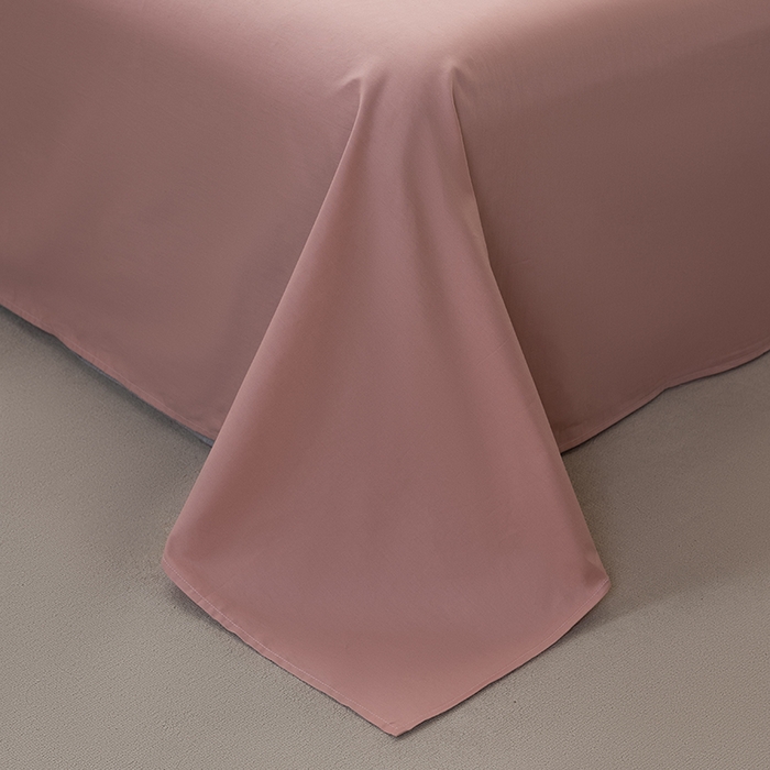 91家纺网 家纺一手货源 找家纺 绫韵家纺 2026新款13372全棉ins小碎花纯棉田园风床单床笠四件套系绳蝴蝶结系列二 白兰地