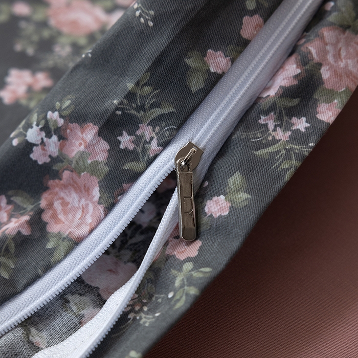 91家纺网 家纺一手货源 找家纺 绫韵家纺 2026新款13372全棉ins小碎花纯棉田园风床单床笠四件套系绳蝴蝶结系列二 白兰地