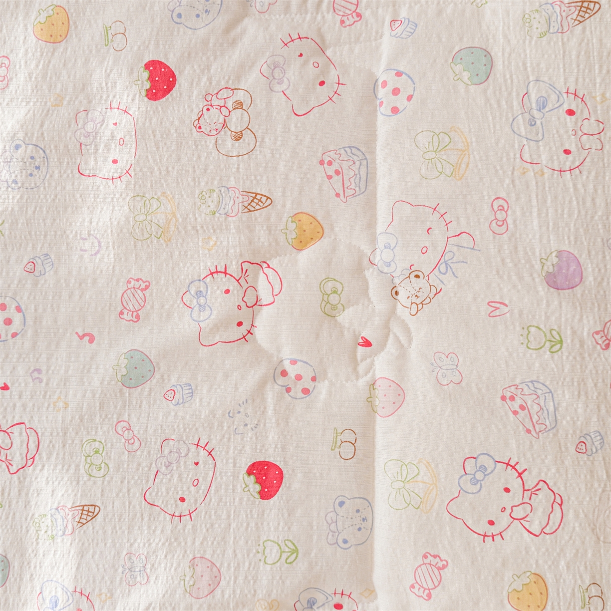 91家纺网 家纺一手货源 找家纺 2026新款A类新疆棉花夏凉被加宽包边水洗棉卡通印花吸湿透气棉花夏被空调被 云感萌仔