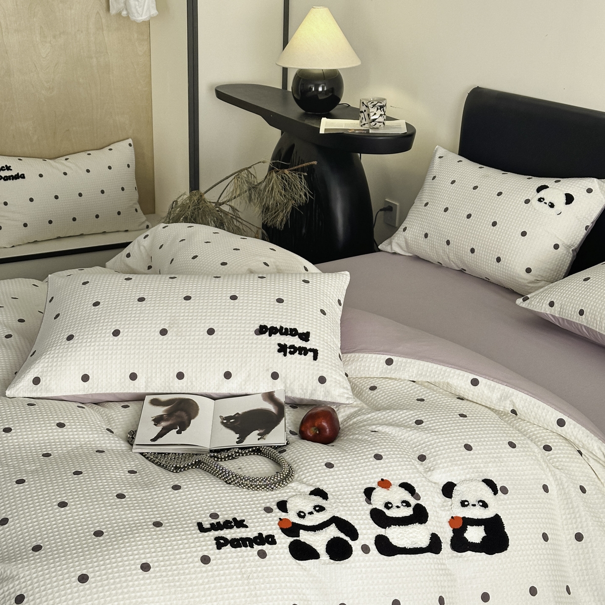 91家纺网 家纺一手货源 找家纺 ab家纺 2026新款全棉华夫格毛巾绣四件套 莱韵