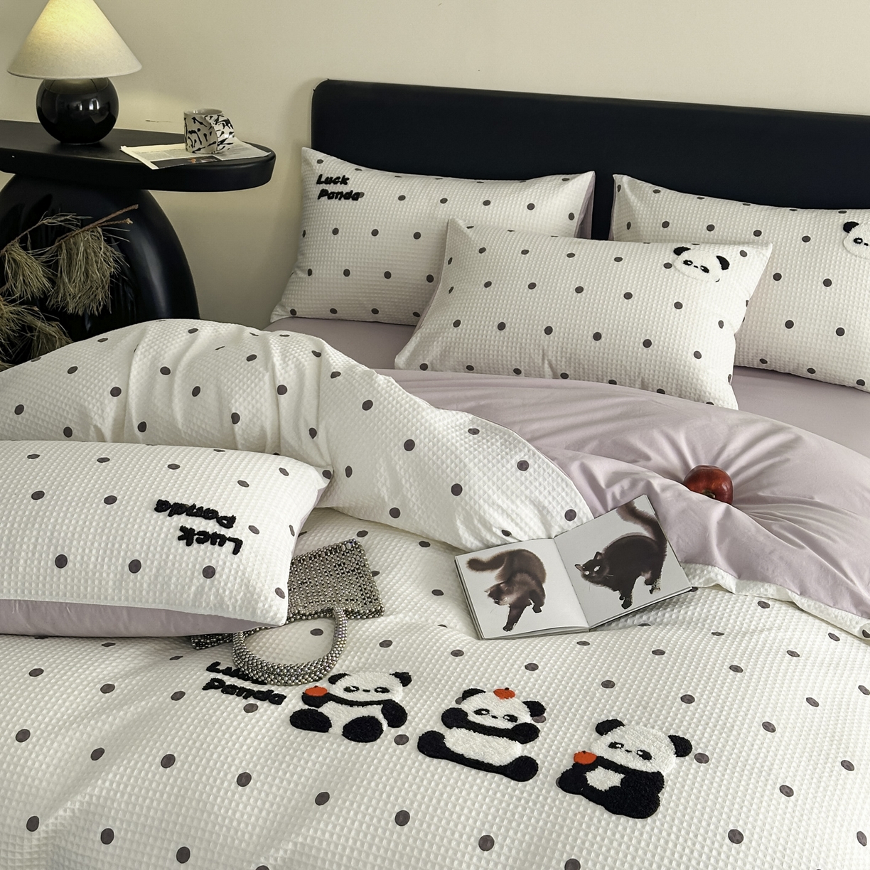 91家纺网 家纺一手货源 找家纺 （总）ab家纺 2026新款全棉华夫格毛巾绣四件套