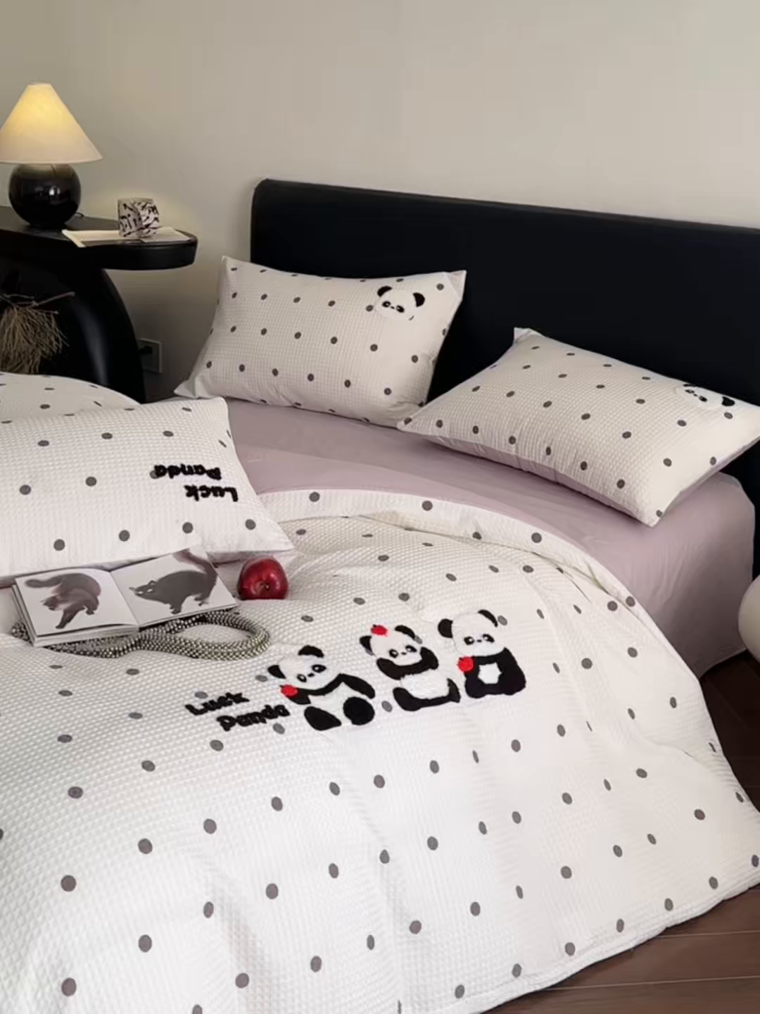 91家纺网 家纺一手货源 找家纺 （总）ab家纺 2026新款全棉华夫格毛巾绣四件套