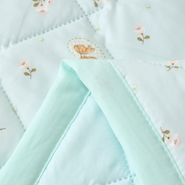 91家纺网 家纺一手货源 找家纺 被多多被业 2026新款水洗棉印花夏被空调被夏凉被 花儿朵朵