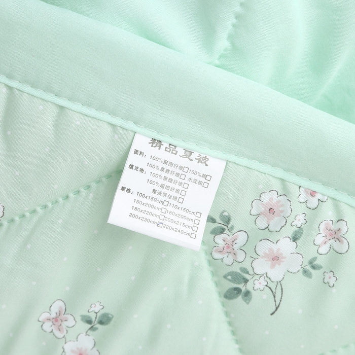 91家纺网 家纺一手货源 找家纺 被多多被业 2026新款水洗棉印花夏被空调被夏凉被 花汀