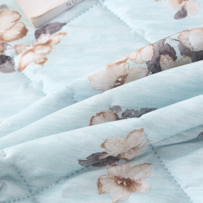 91家纺网 家纺一手货源 找家纺 被多多被业 2026新款水洗棉印花夏被空调被夏凉被 兰俏