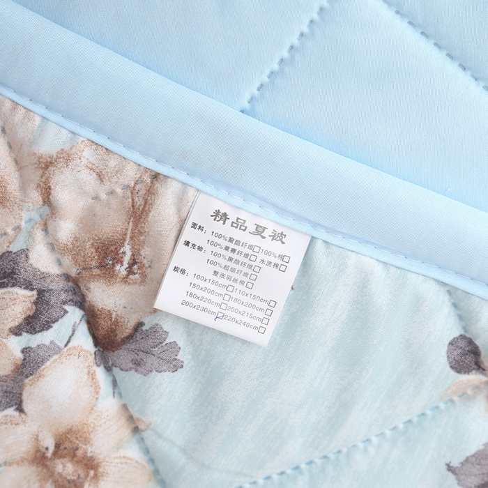 91家纺网 家纺一手货源 找家纺 被多多被业 2026新款水洗棉印花夏被空调被夏凉被 兰俏