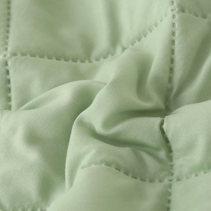 91家纺网 家纺一手货源 找家纺 被多多被业 2026新款水洗棉印花夏被空调被夏凉被 绿色心情